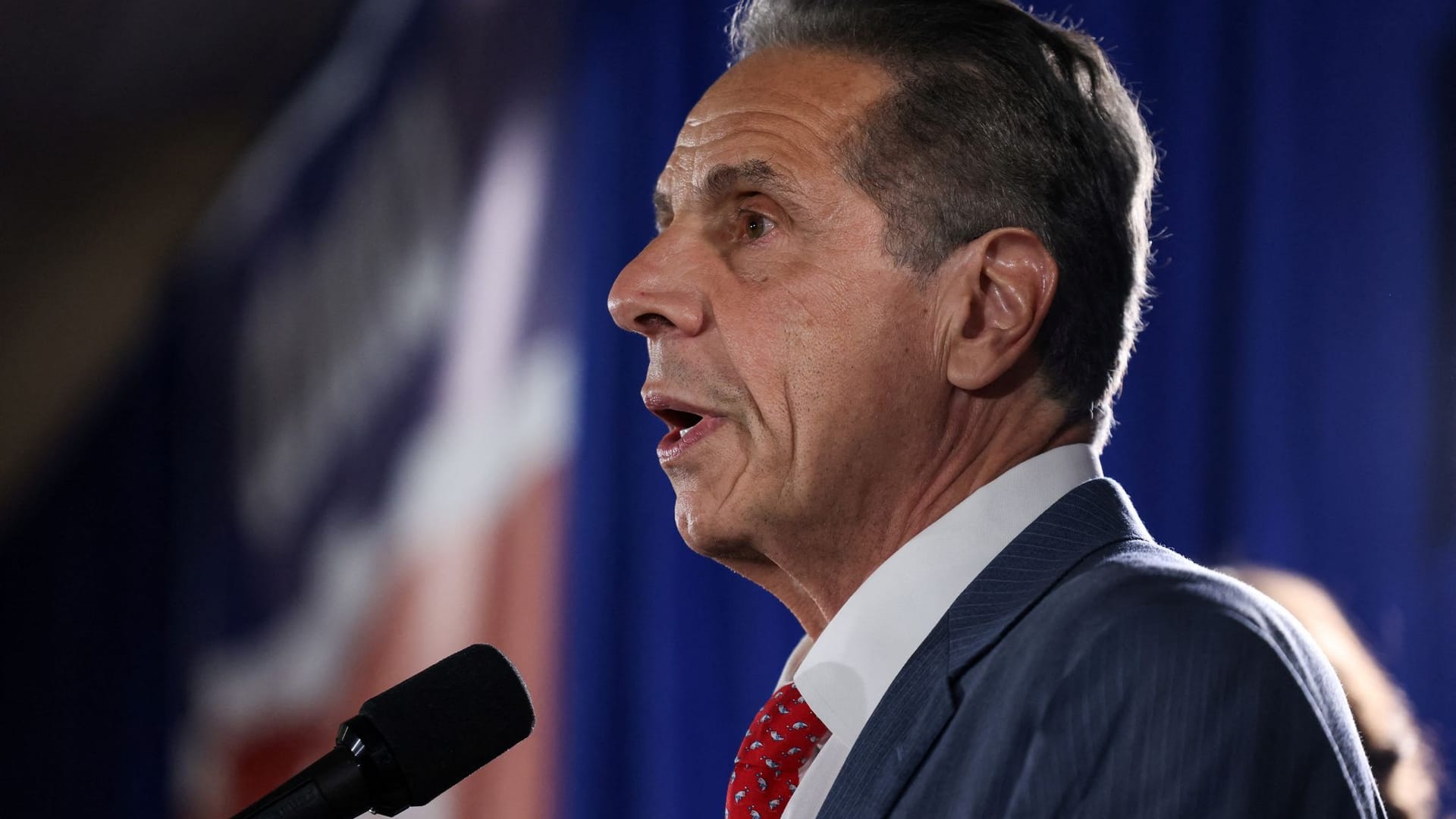 Andrew Cuomo: Der ehemalige Gouverneur des US-Bundesstaats New York hat seine Niederlage bei der Wahl zum demokratischen Bürgermeisterschaftskandidaten eingestanden.
