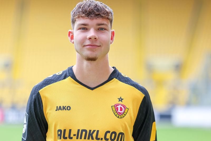 Dynamo-Spieler Paul Lehmann wird nun an Verl verliehen.