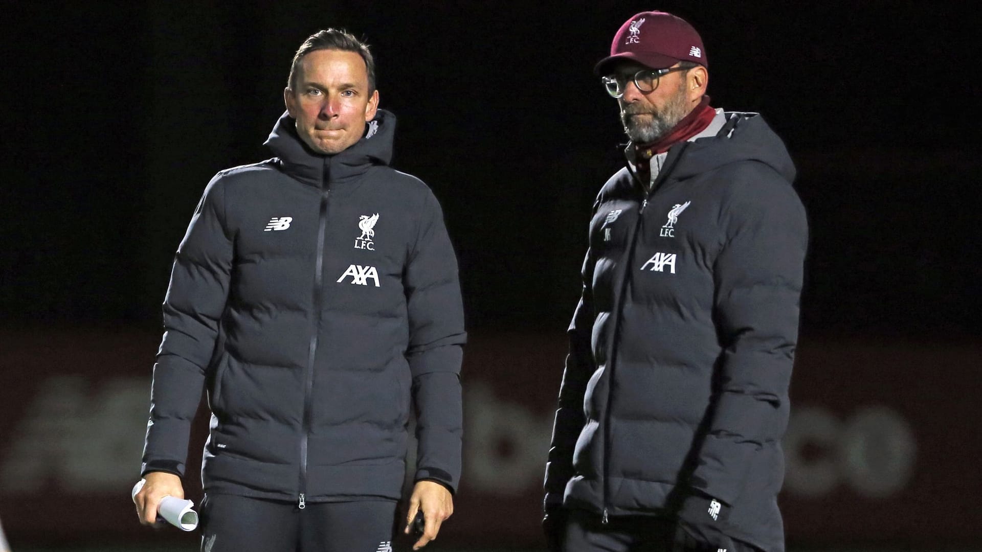 Jürgen Klopp (r.) und Pepijn Lijnders