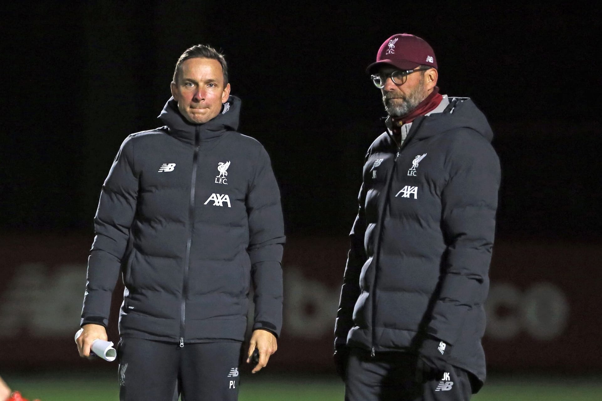 Jürgen Klopp (r.) und Pepijn Lijnders