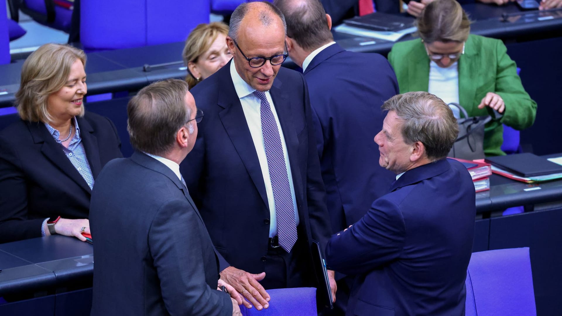Session at the German lower house of parliament Bundestag, in Berlin