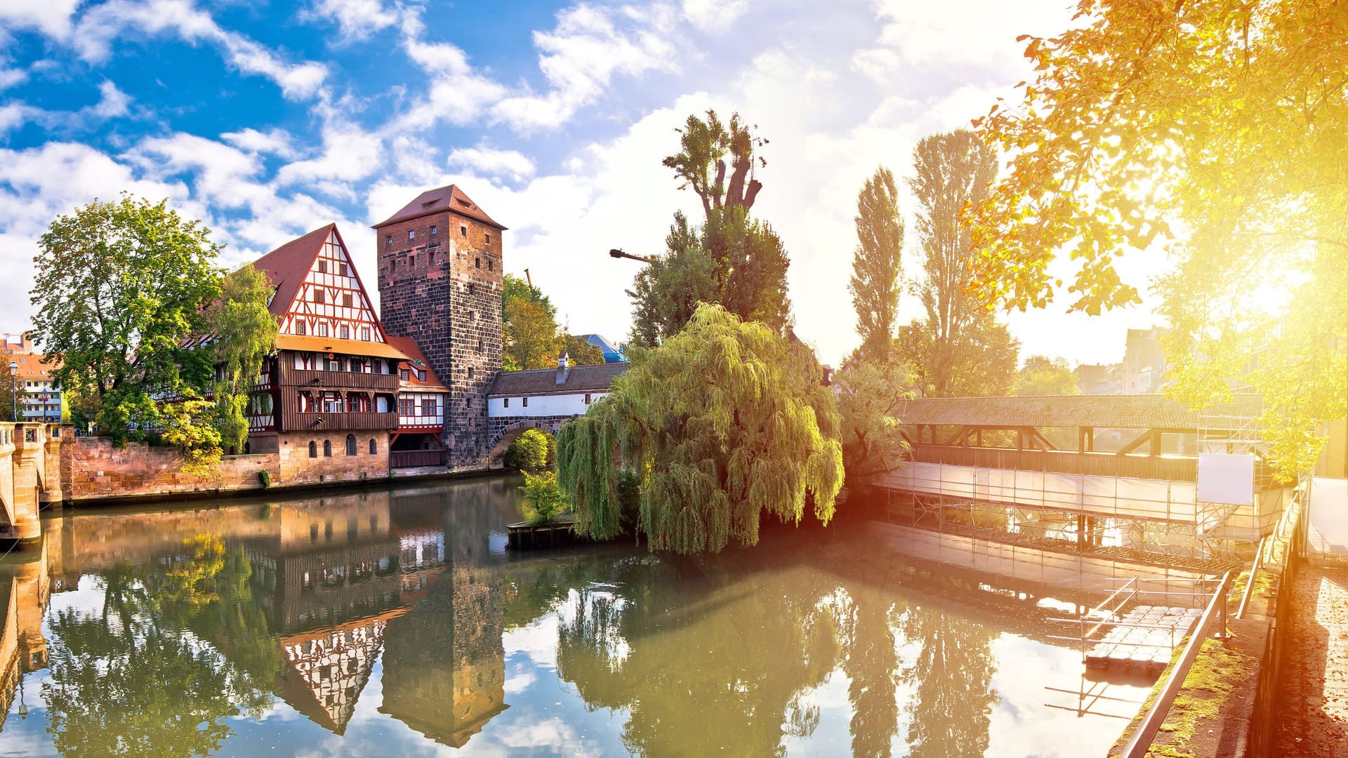 Blick auf die Pegnitz (Symbolfoto): In den kommenden Tagen wird es heiß in der Region. Blick auf die Pegnitz (Symbolfoto): In den kommenden Tagen wird es heiß in der Region.