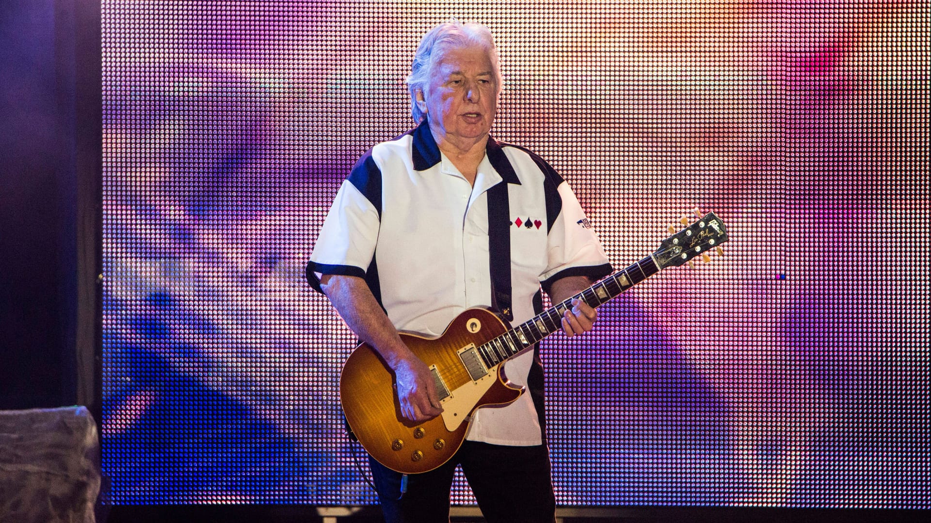 Mick Ralphs bei seinem letzten Konzert im Oktober 2016.