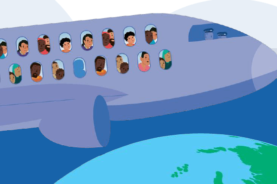 Ausschnitt aus Frontex-Broschüre: Mit dem Dokument will die Grenzschutzagentur Kindern ihre eigene Abschiebung erläutern.