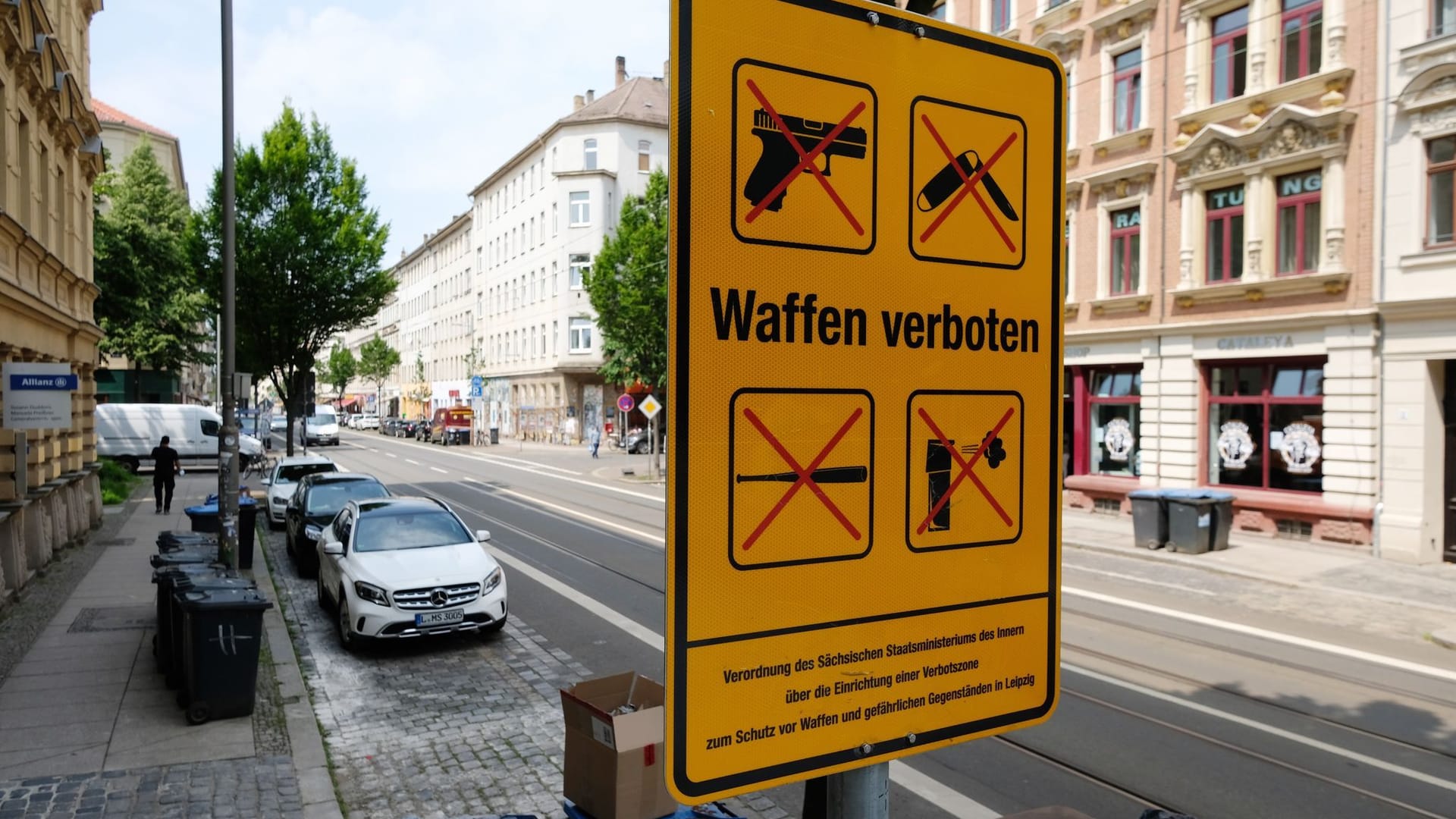 Waffenverbotszone Eisenbahnstraße Waffenverbotszone Eisenbahnstraße