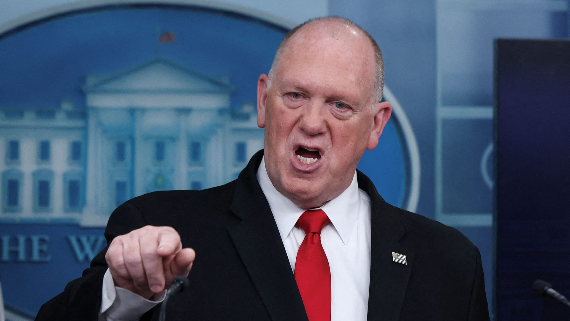 Trumps Abschiebebeauftragter, Tom Homan, im Weißen Haus (Archivbild).