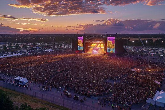 Open-Air-Konzert bei Sonnenuntergang: Der ein oder andere Bürger zweifelt an der Notwendigkeit des Düsseldorfer Projekts. Open-Air-Konzert bei Sonnenuntergang: Der ein oder andere Bürger zweifelt an der Notwendigkeit des Düsseldorfer Projekts.
