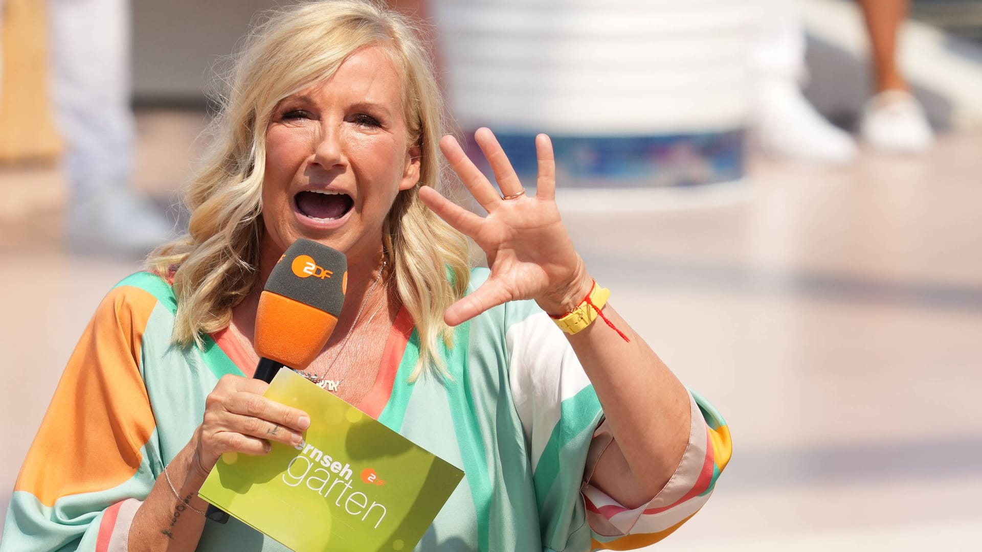 Andrea Kiewel: Sie ist die Moderatorin des "ZDF Fernsehgartens".
