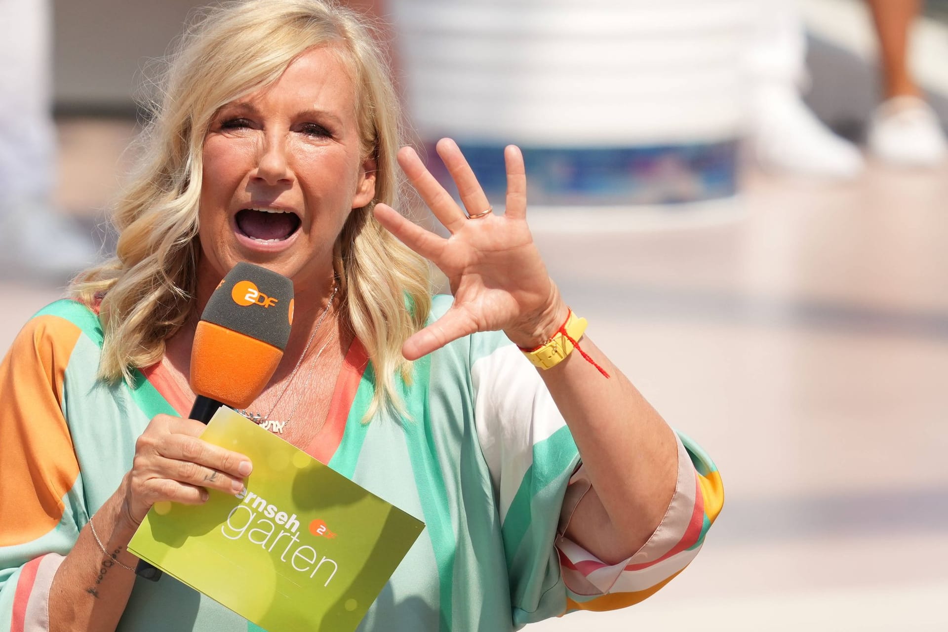Andrea Kiewel: Sie ist die Moderatorin des "ZDF Fernsehgartens".