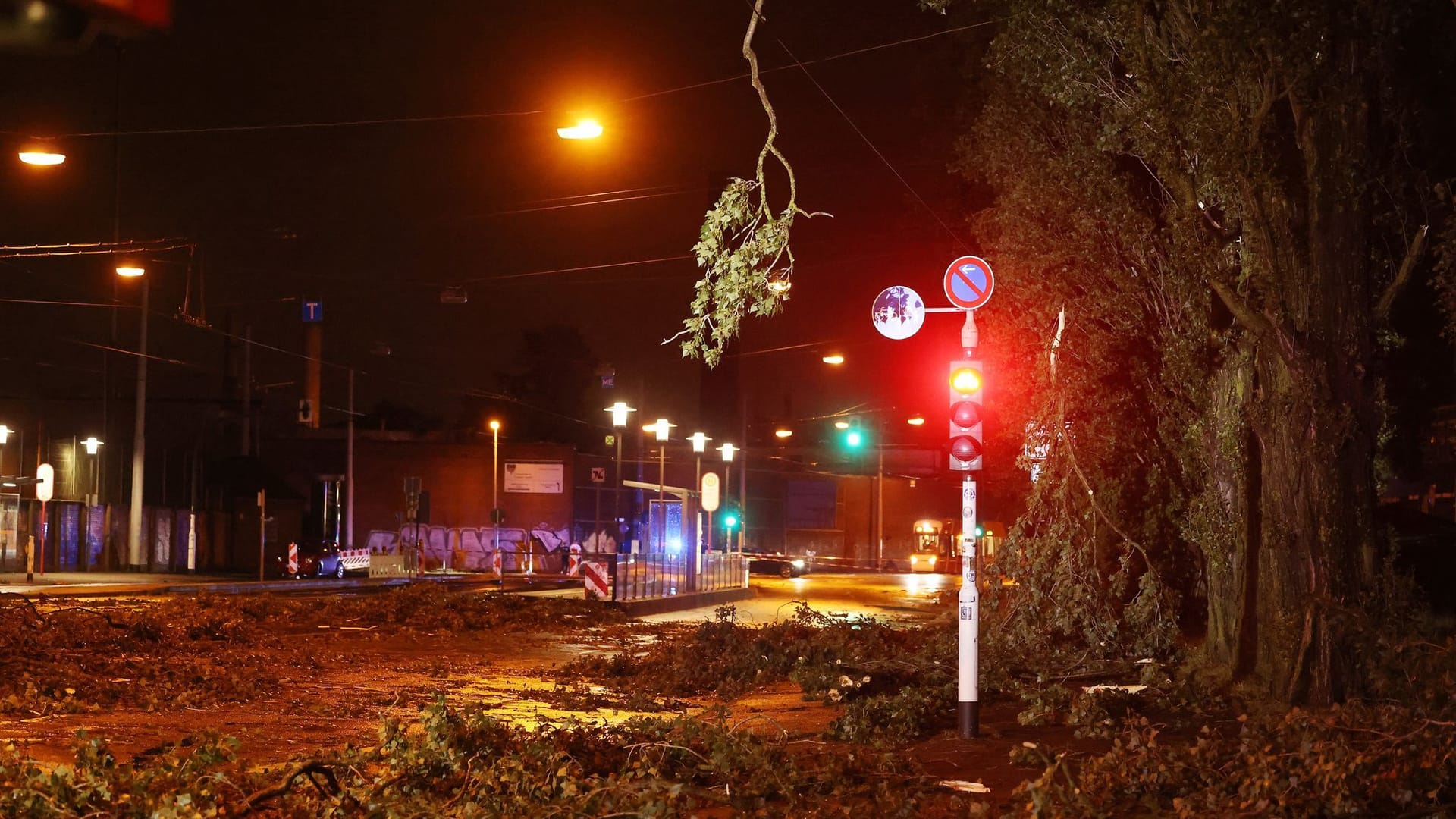 Unwetter in Krefeld