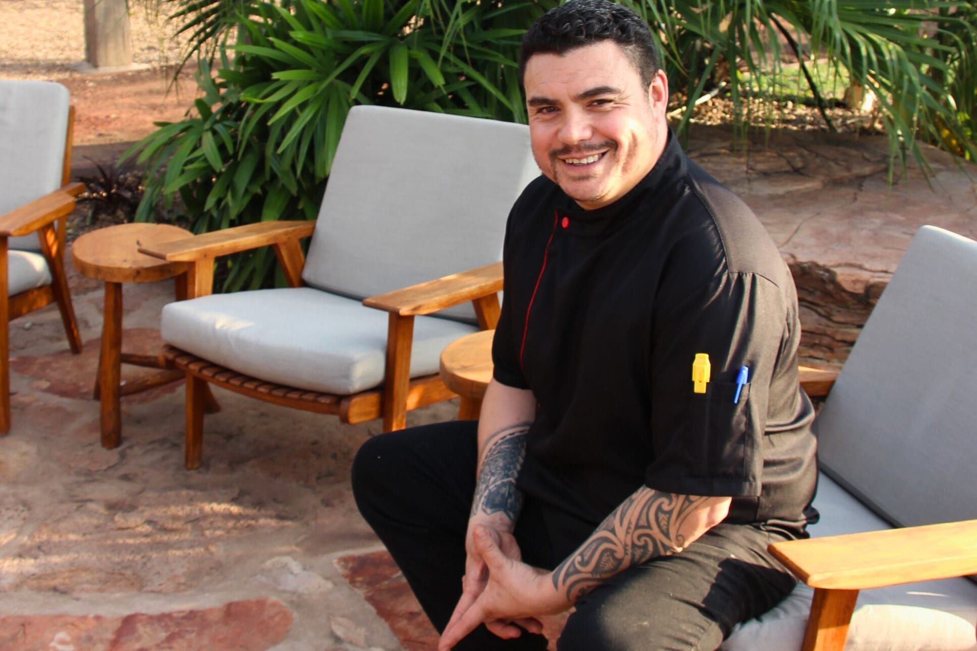 Chefkoch Travis Martin: Er besitzt auch ein Restaurant in Neuseeland, reist aber mittlerweile um die Welt.