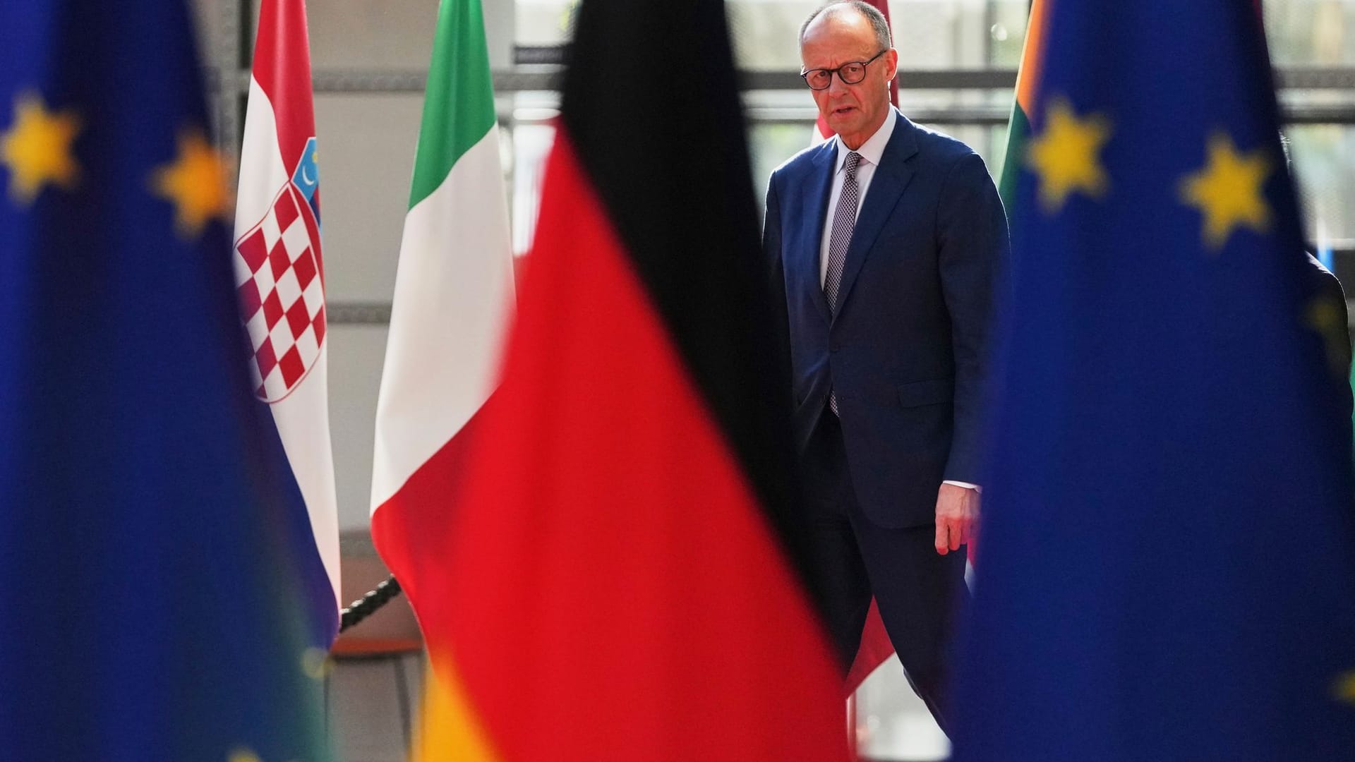 Antrittsbesuch für Bundeskanzler Friedrich Merz in Brüssel Antrittsbesuch für Bundeskanzler Friedrich Merz in Brüssel