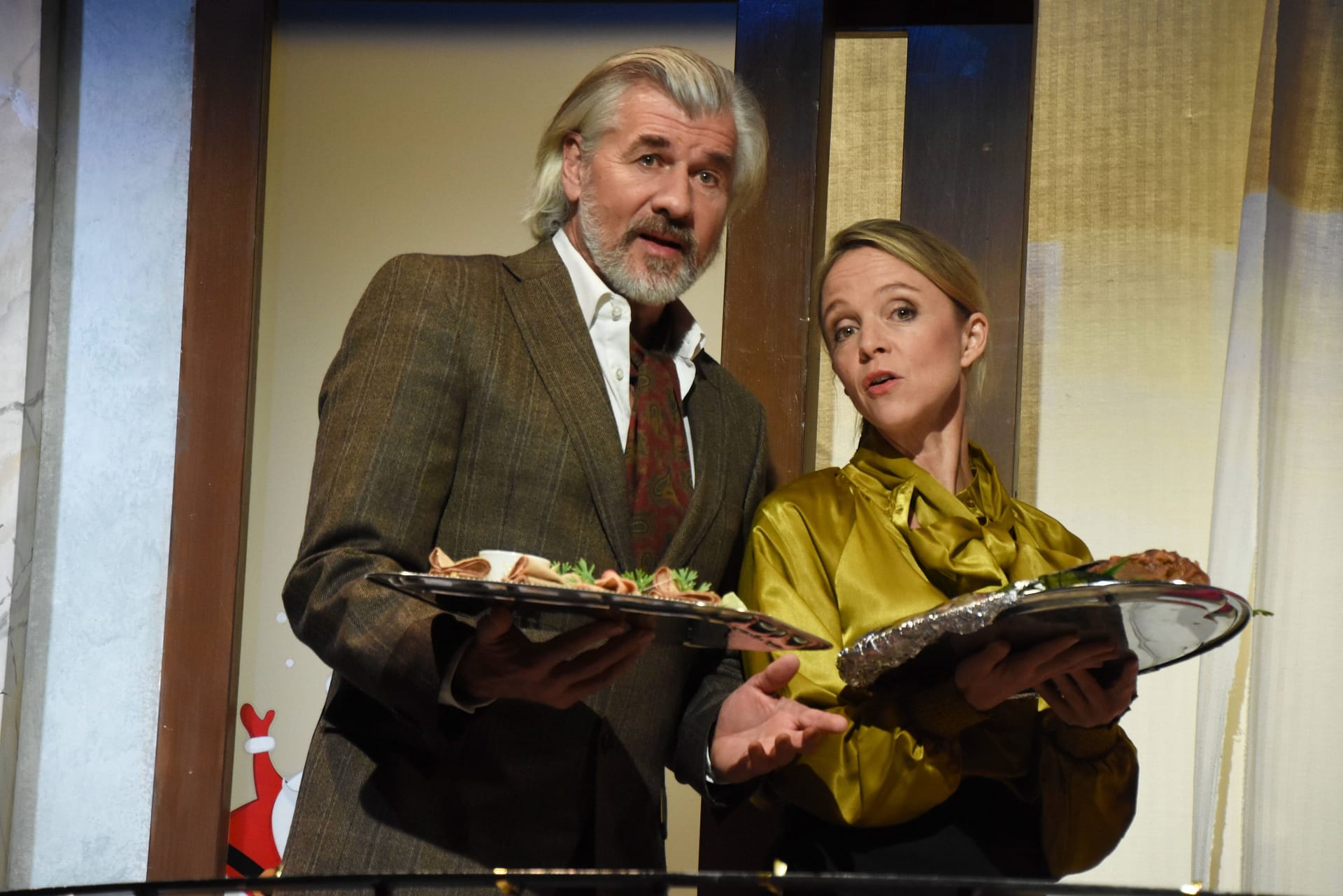 Daniel Morgenroth und Johanna Klante spielten zusammen im Theater.