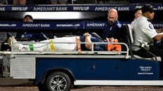 Baseball-Profi nach hartem Gesichtstreffer im Krankenhaus
