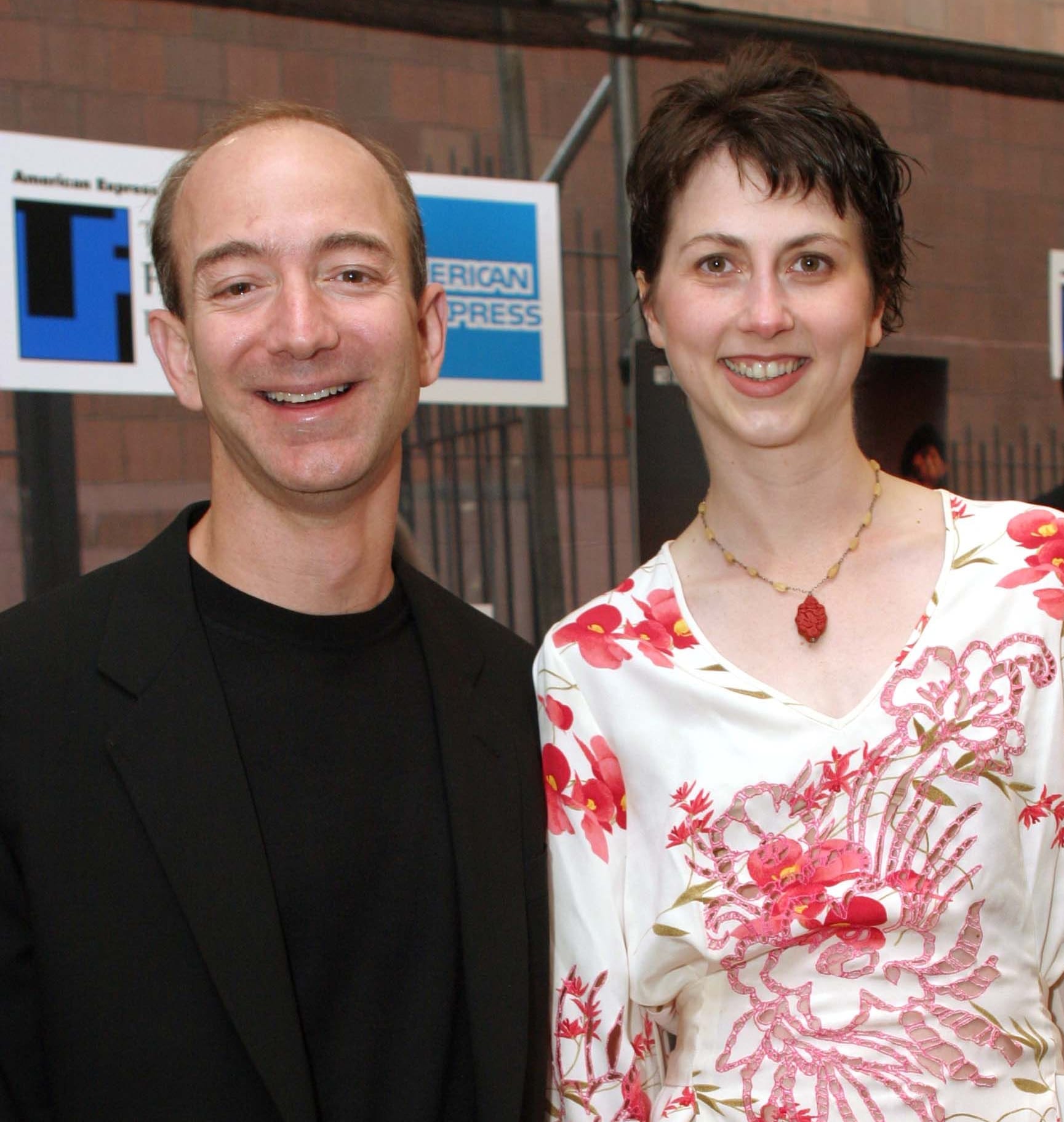 Jeff Bezos und MacKenzie Scott im Jahr 2003.