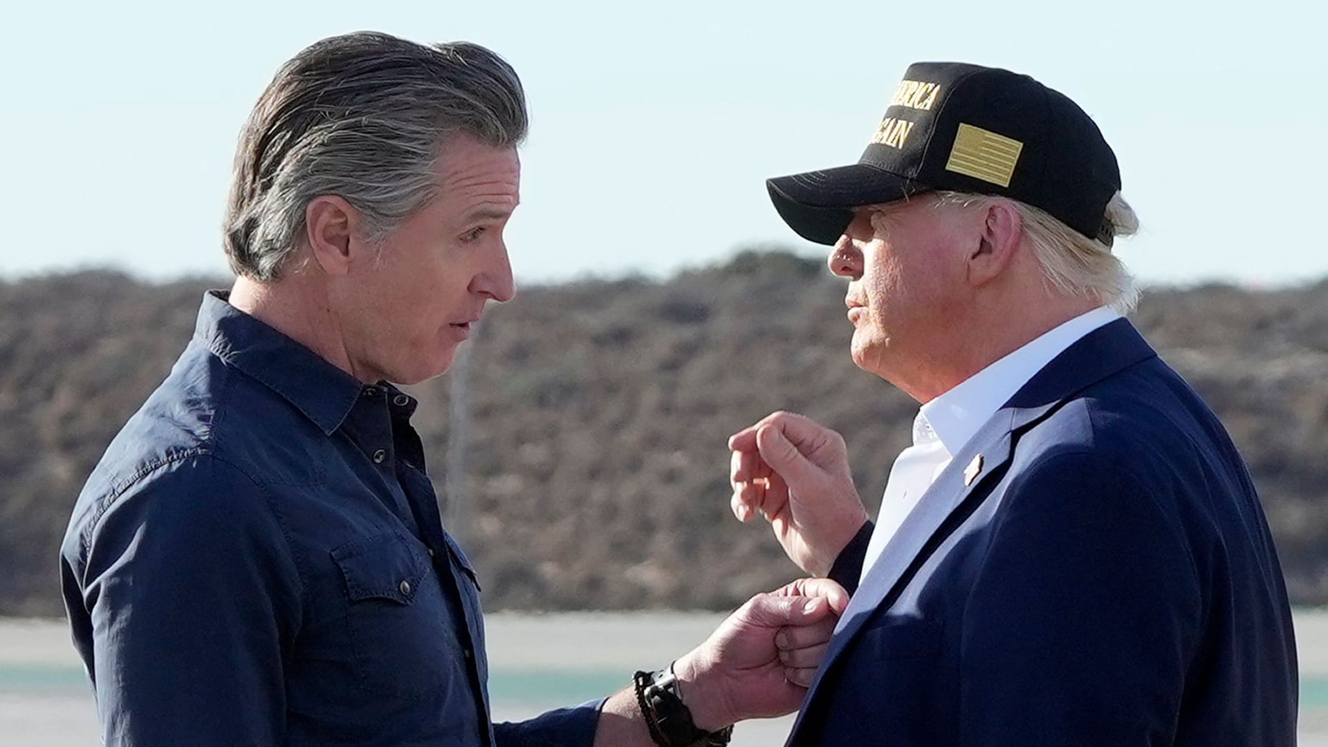 Trump Newsom