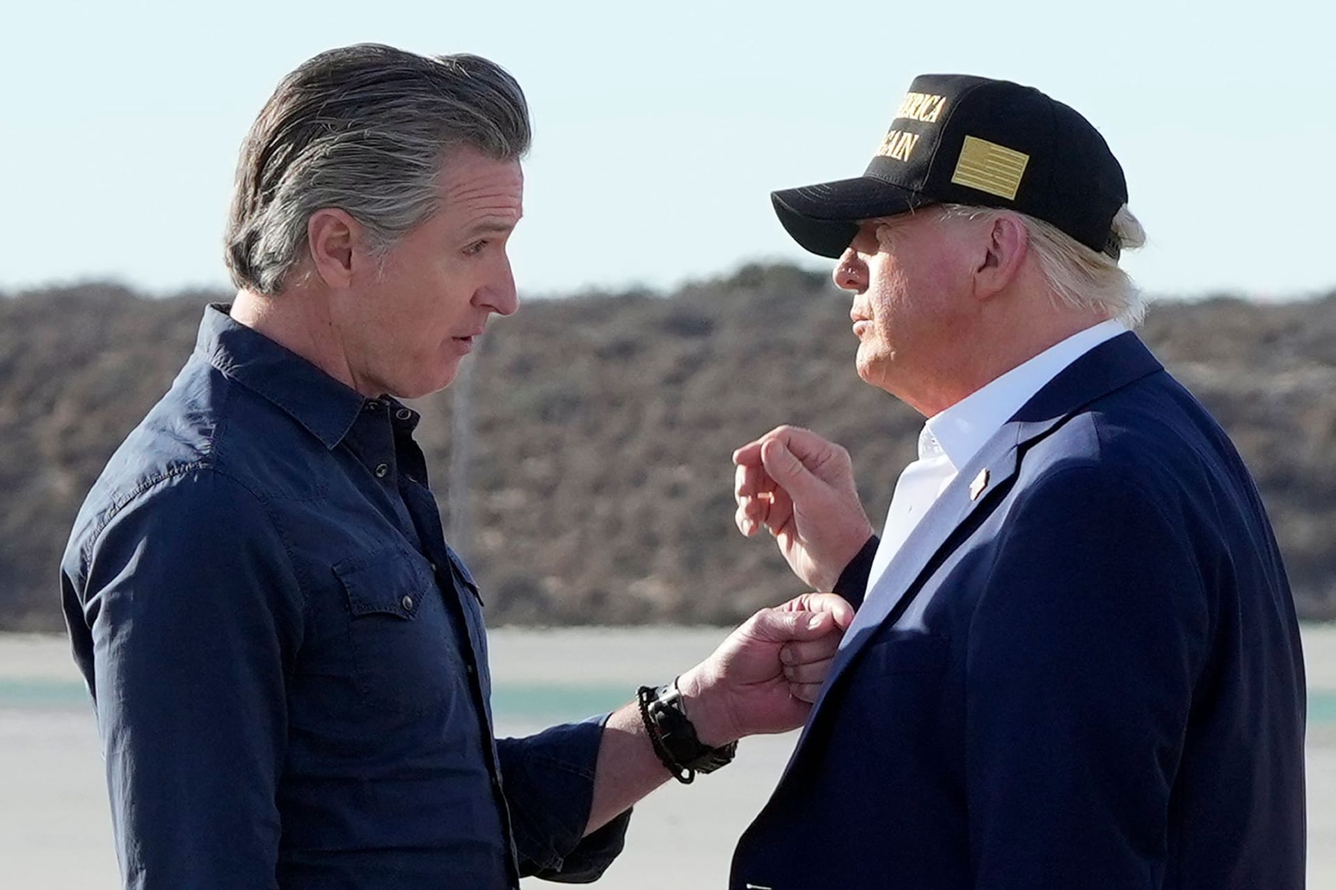 Trump Newsom