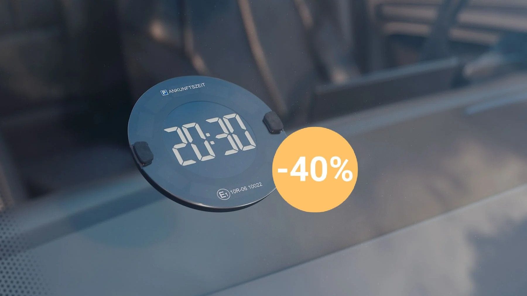Elektrisch und solarbetrieben: Die neue Parkscheibe von Hersteller Ooono überzeugt bei Preis und Leistung.