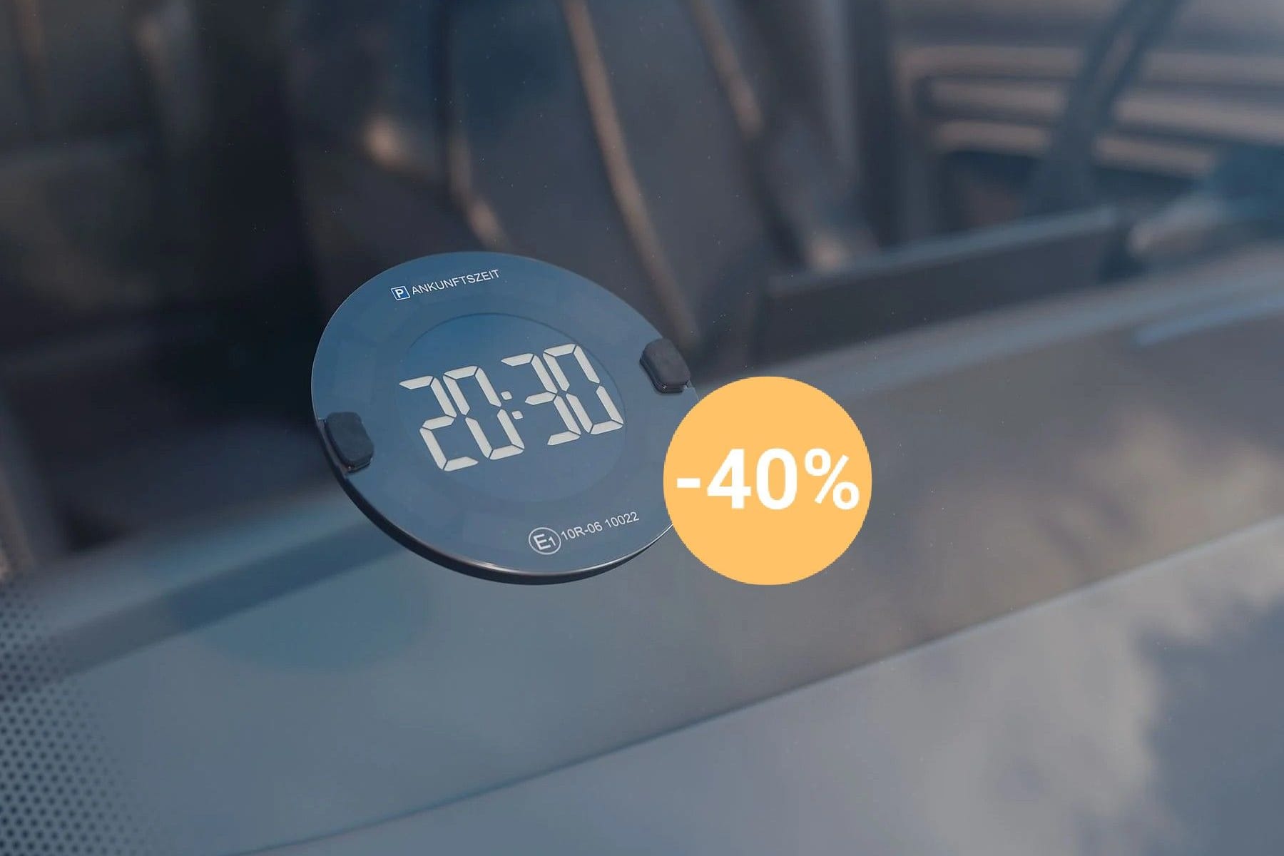 Elektrisch und solarbetrieben: Die neue Parkscheibe von Hersteller Ooono überzeugt bei Preis und Leistung.
