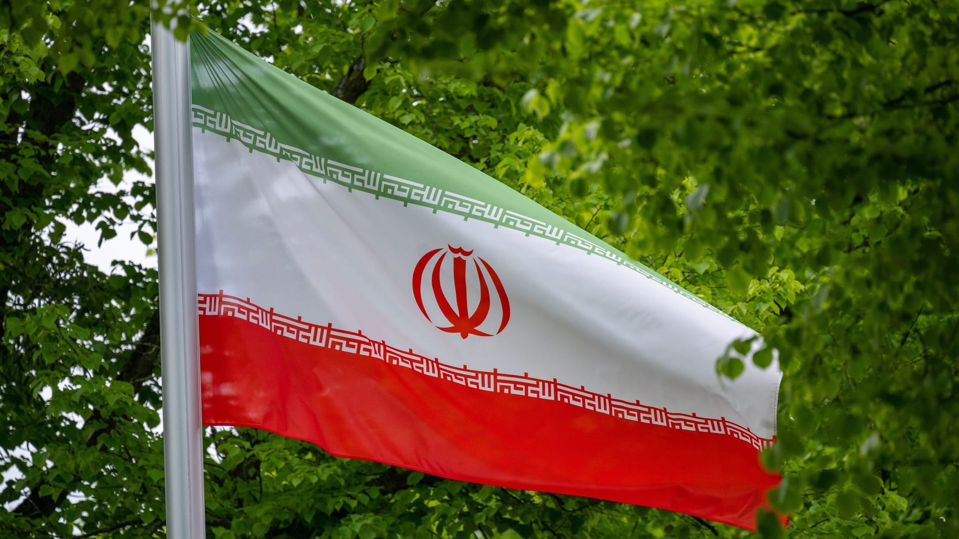Die Flagge der Islamischen Republik Iran Die Flagge der Islamischen Republik Iran
