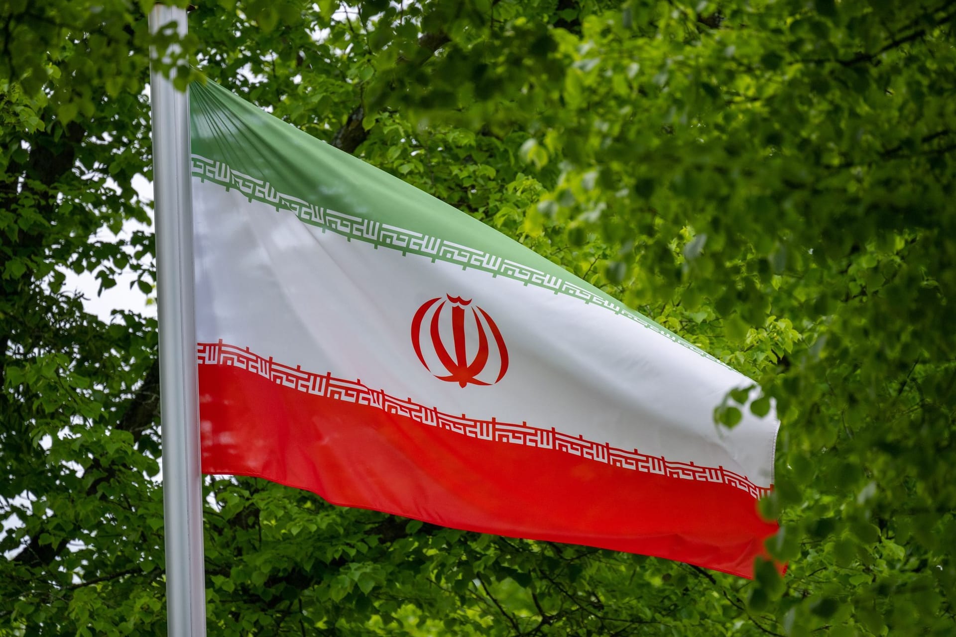 Die Flagge der Islamischen Republik Iran