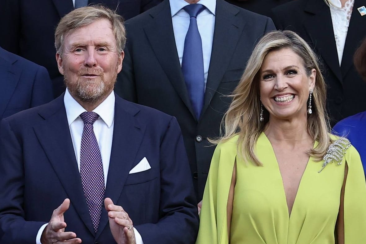 König Willem-Alexander und Königin Máxima: Sie empfingen zum Staatsbankett.