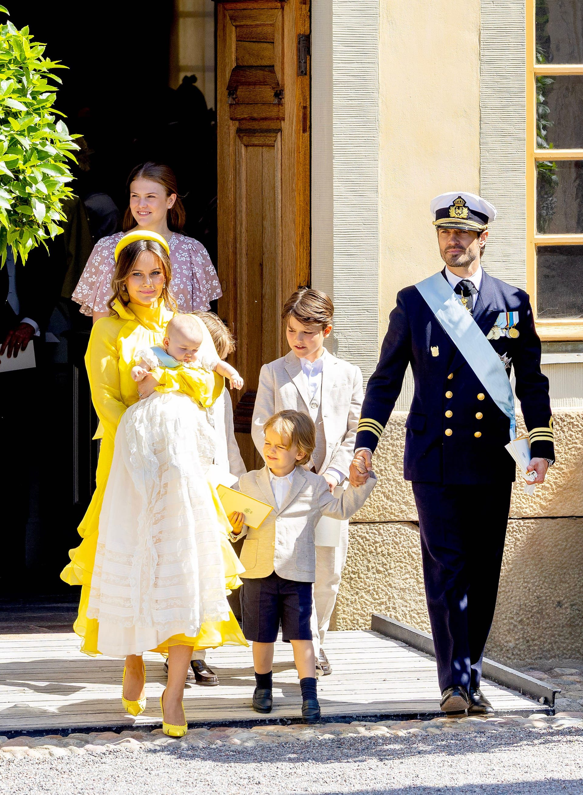 Prinzessin Sofia und Prinz Carl Philip feierten die Taufe ihrer Tochter Ines.