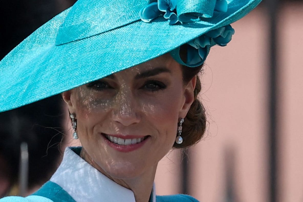 Prinzessin Kate zeigte sich bei Trooping the Colour wieder farbenfroh.