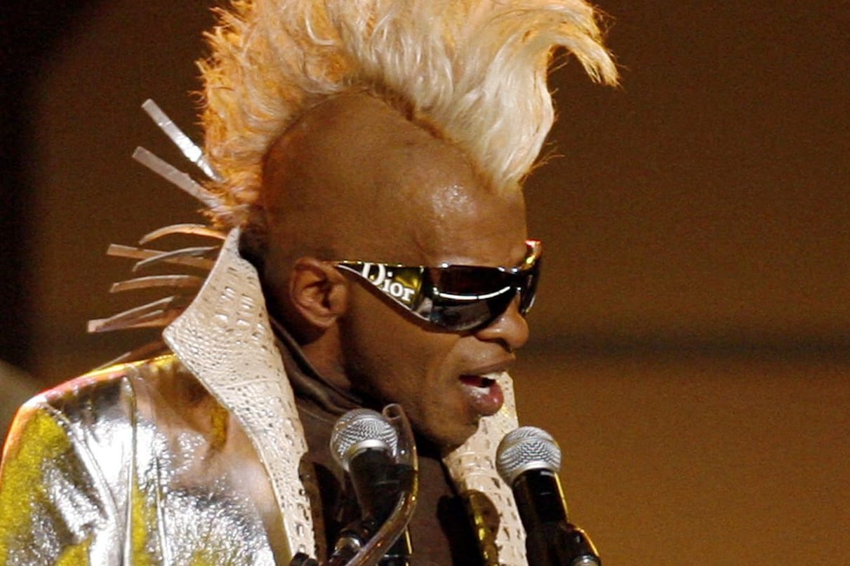 FILE PHOTO: Funk music pioneer Sly Stone performs during Grammy Awards in Los Angeles