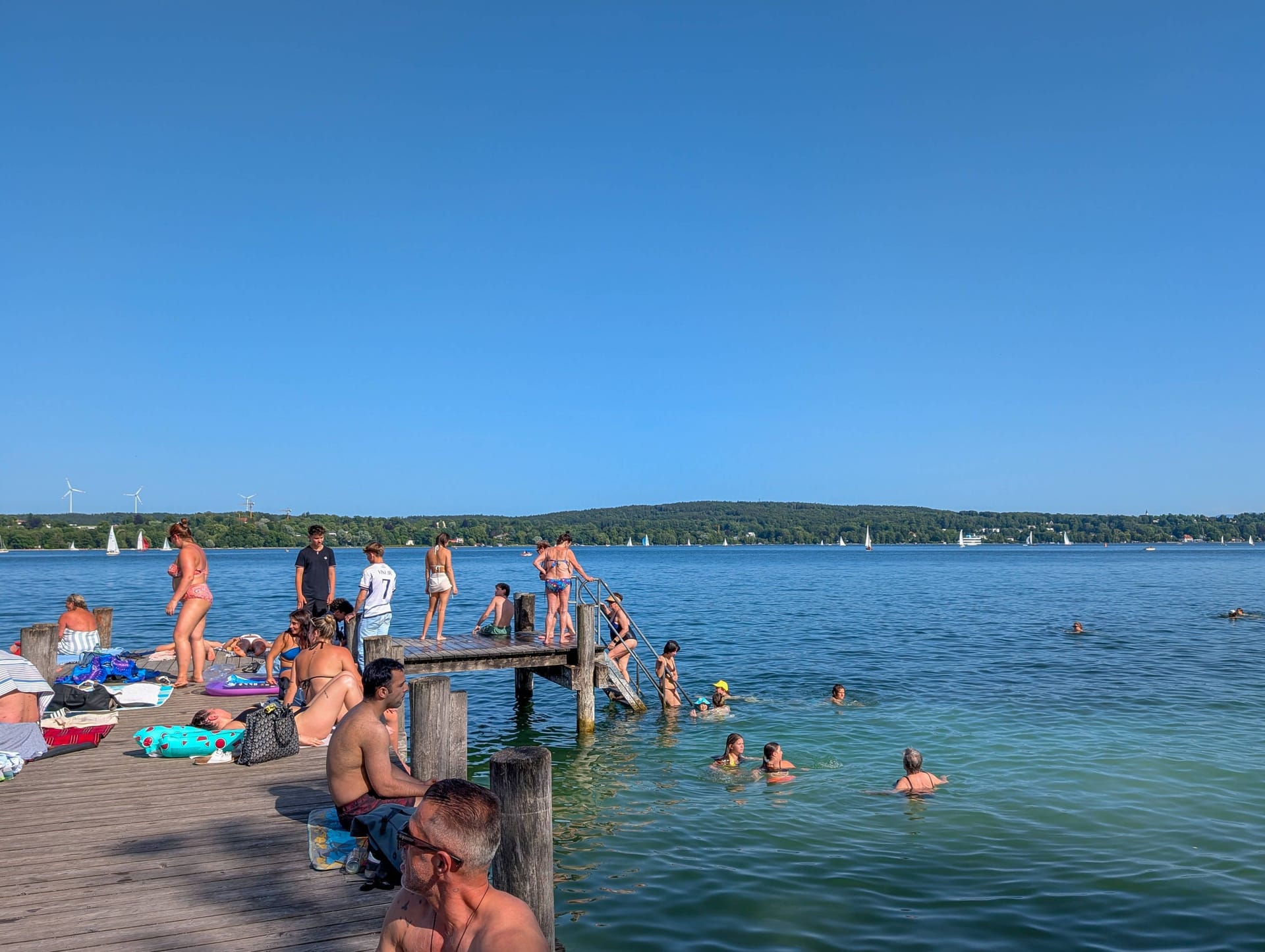 Starnberger See in Bayern.