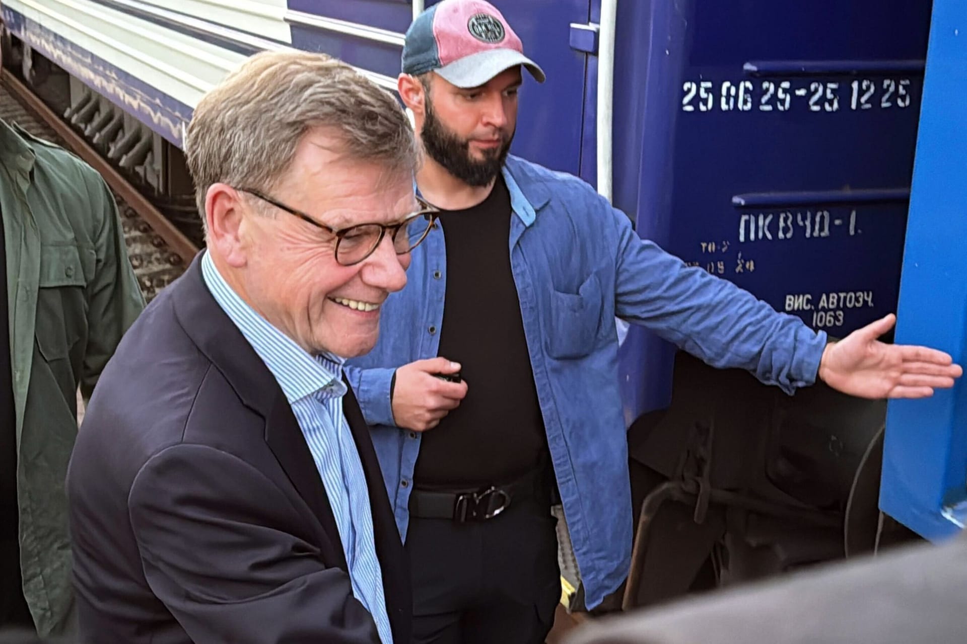 Außenminister Johann Wadephul (CDU) steigt in Polen in den Zug in die Ukraine.
