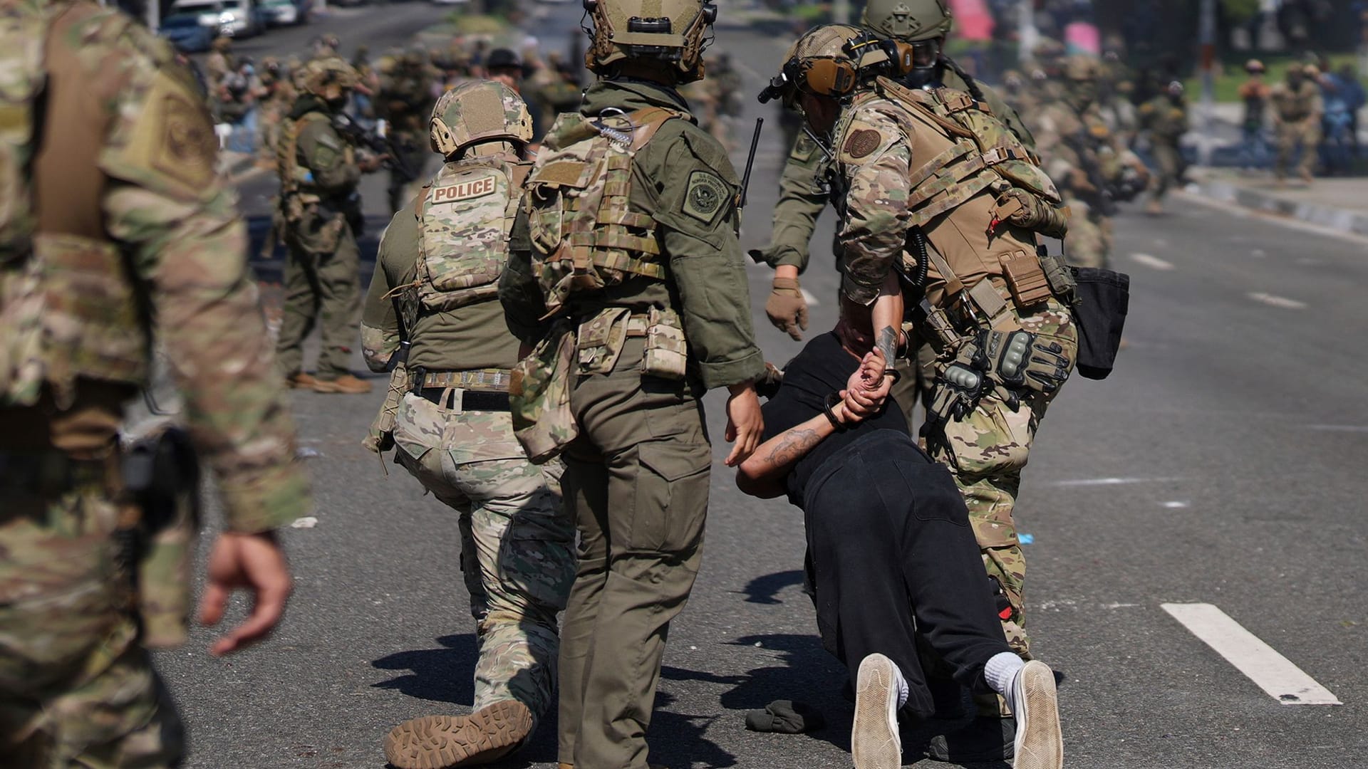 Proteste gegen Aktion von US-Bundeseinwanderungsbehörde