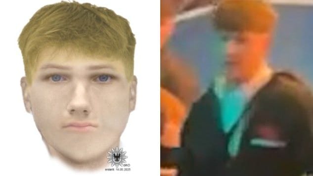 Phantombild des Tatverdächtigen: Auch die Berliner Polizei veröffentlichte die Fahndung aus Brandenburg.