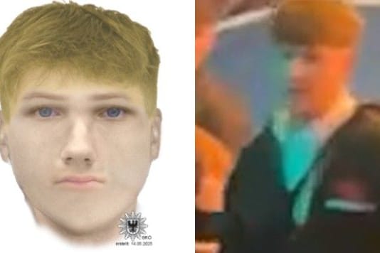 Phantombild des Tatverdächtigen: Auch die Berliner Polizei veröffentlichte die Fahndung aus Brandenburg.