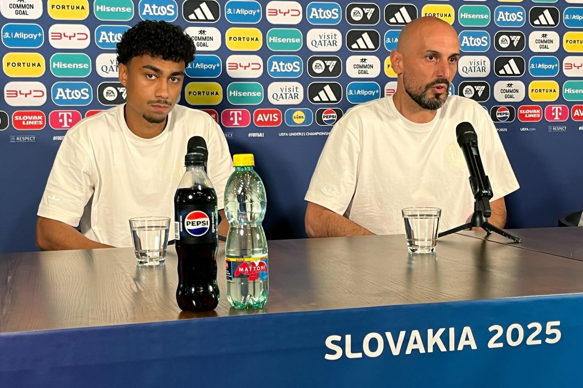 Abschluss-PK vor dem U21-Viertelfinale des deutschen Teams