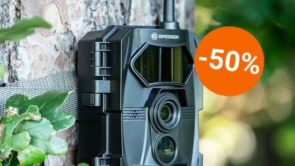 Beim Discounter Aldi ist aktuell eine Wildkamera von Bresser zum Tiefpreis im Angebot.