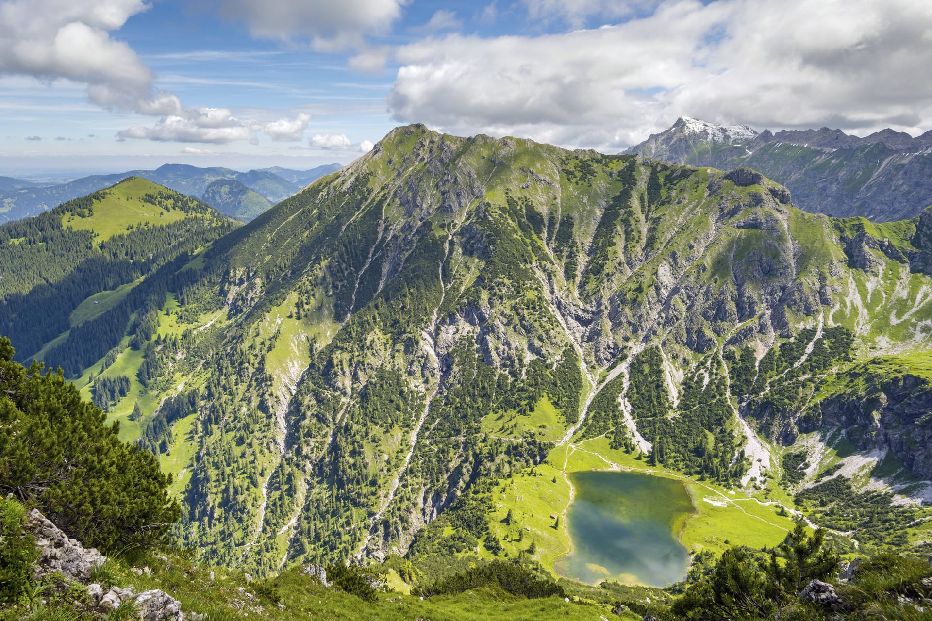 Entschenkopf in den Allgäuer Alpen (Archivbild): Hier stürzte eine 41-Jährige in den Tod.