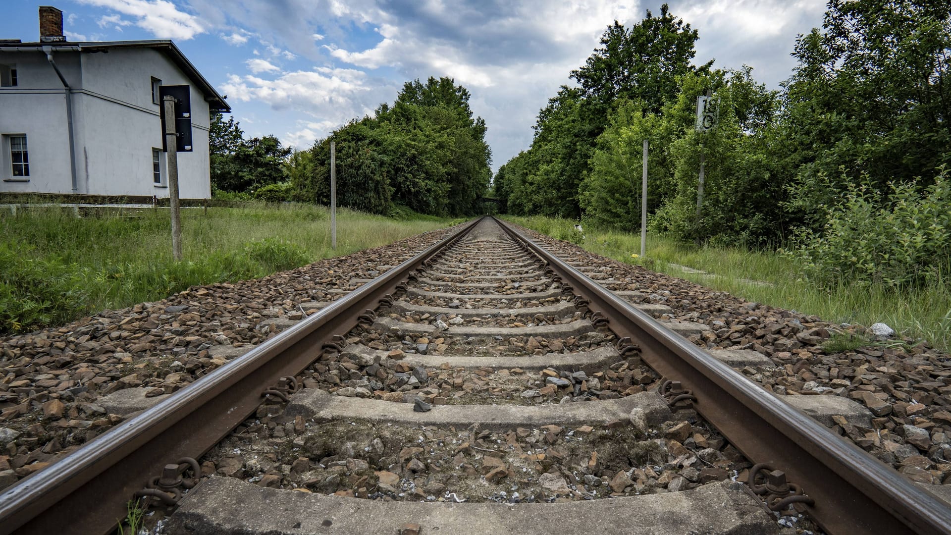 Bahngleise bei Dresden (Symbolbild): Bahngleise bei Dresden (Symbolbild):