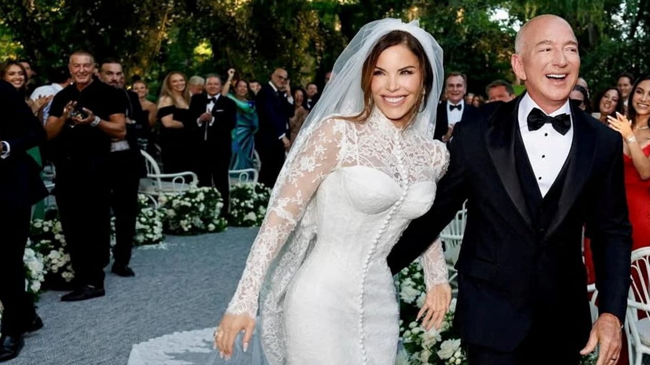 Lauren Sánchez und Jeff Bezos: Sie heirateten am Freitagabend in Venedig.