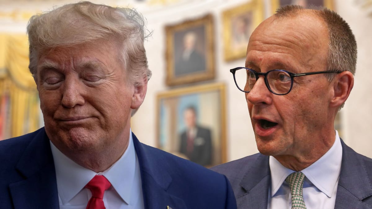 Merz bei Trump: Mit dieser Taktik will er im Weißen Haus punkten