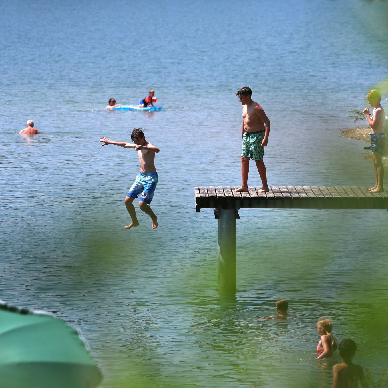 Sommerliches Wetter in Bayern