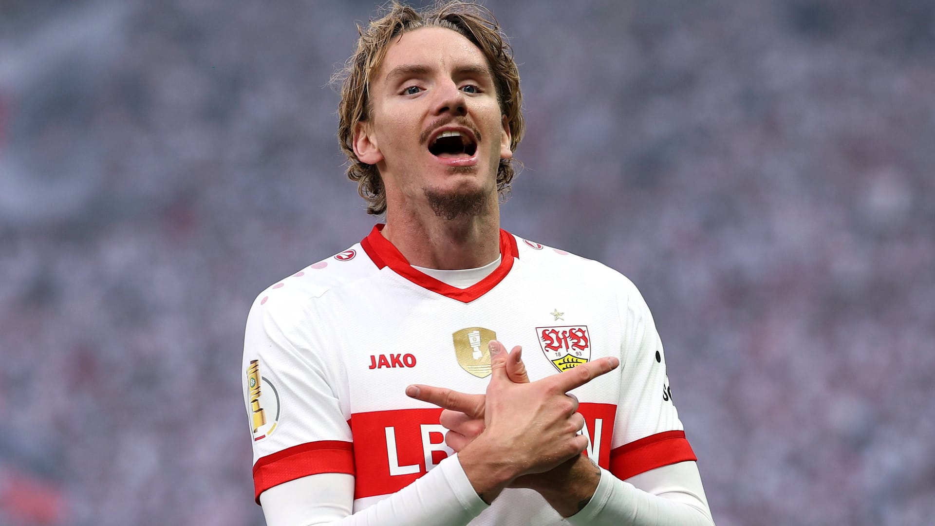 Stuttgarts Nick Woltremade: Durchstarter der vergangenen Saison. Stuttgarts Nick Woltremade: Durchstarter der vergangenen Saison.