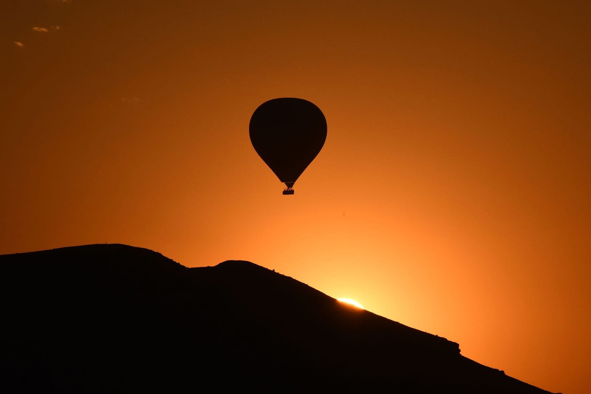 Heißluftballons in der Türkei