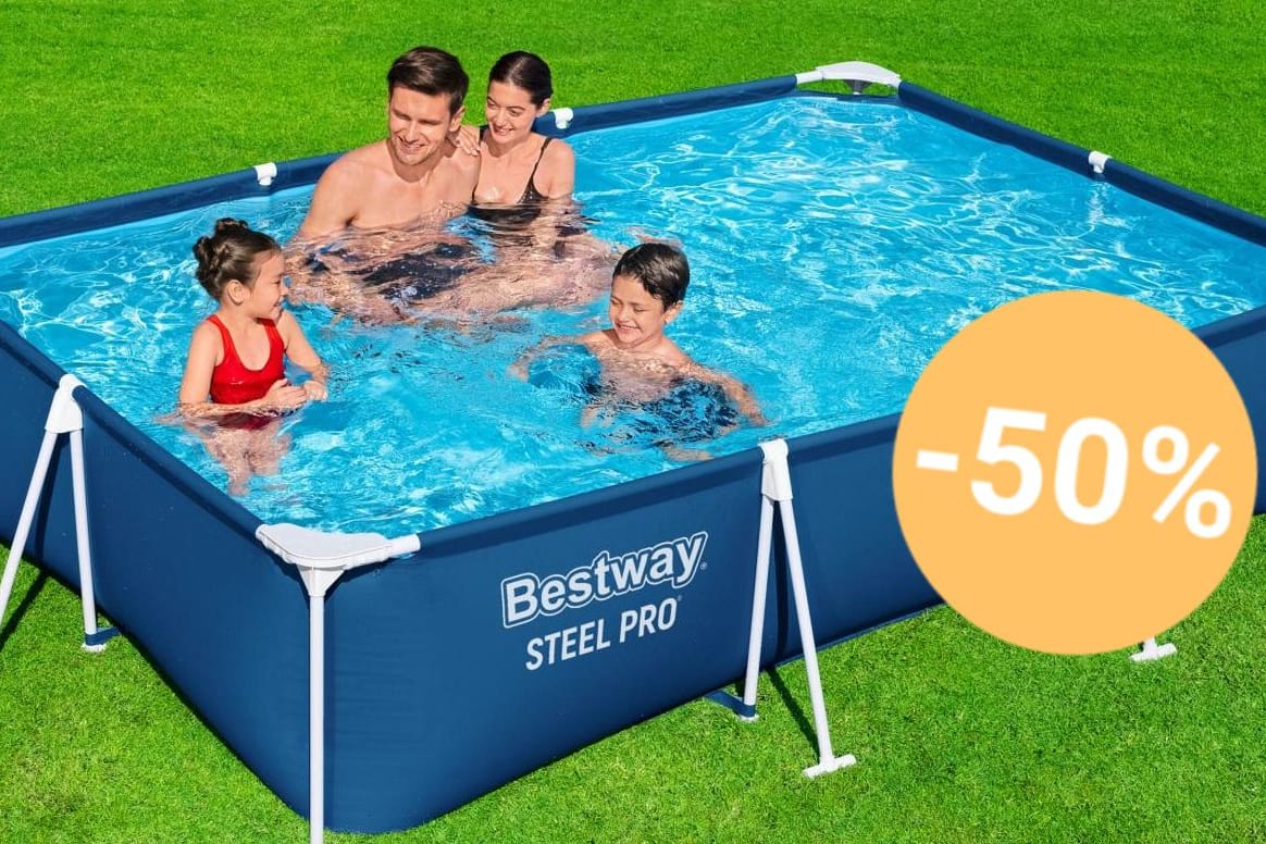 Bei Lidl gibt es den Pool von Bestway derzeit besonders günstig.