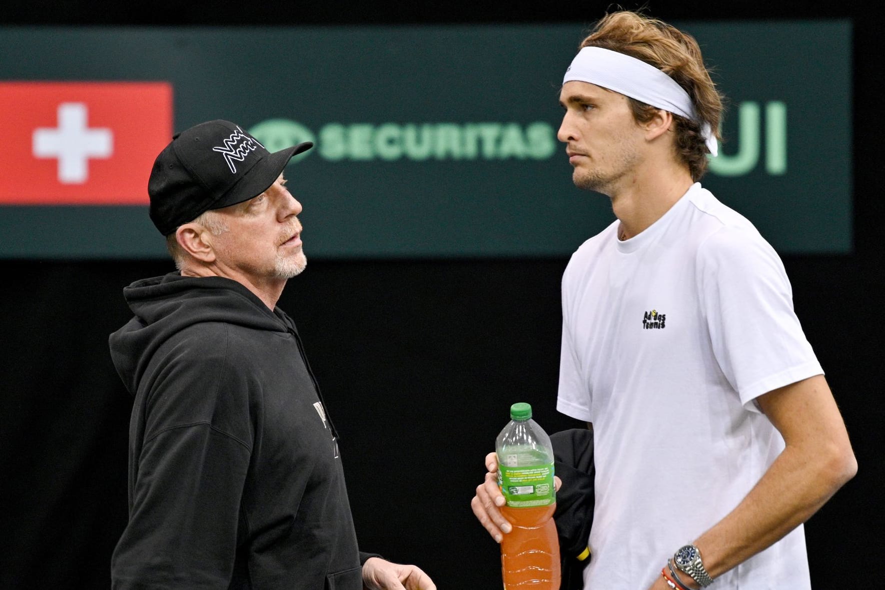 Boris Becker und Alexander Zverev