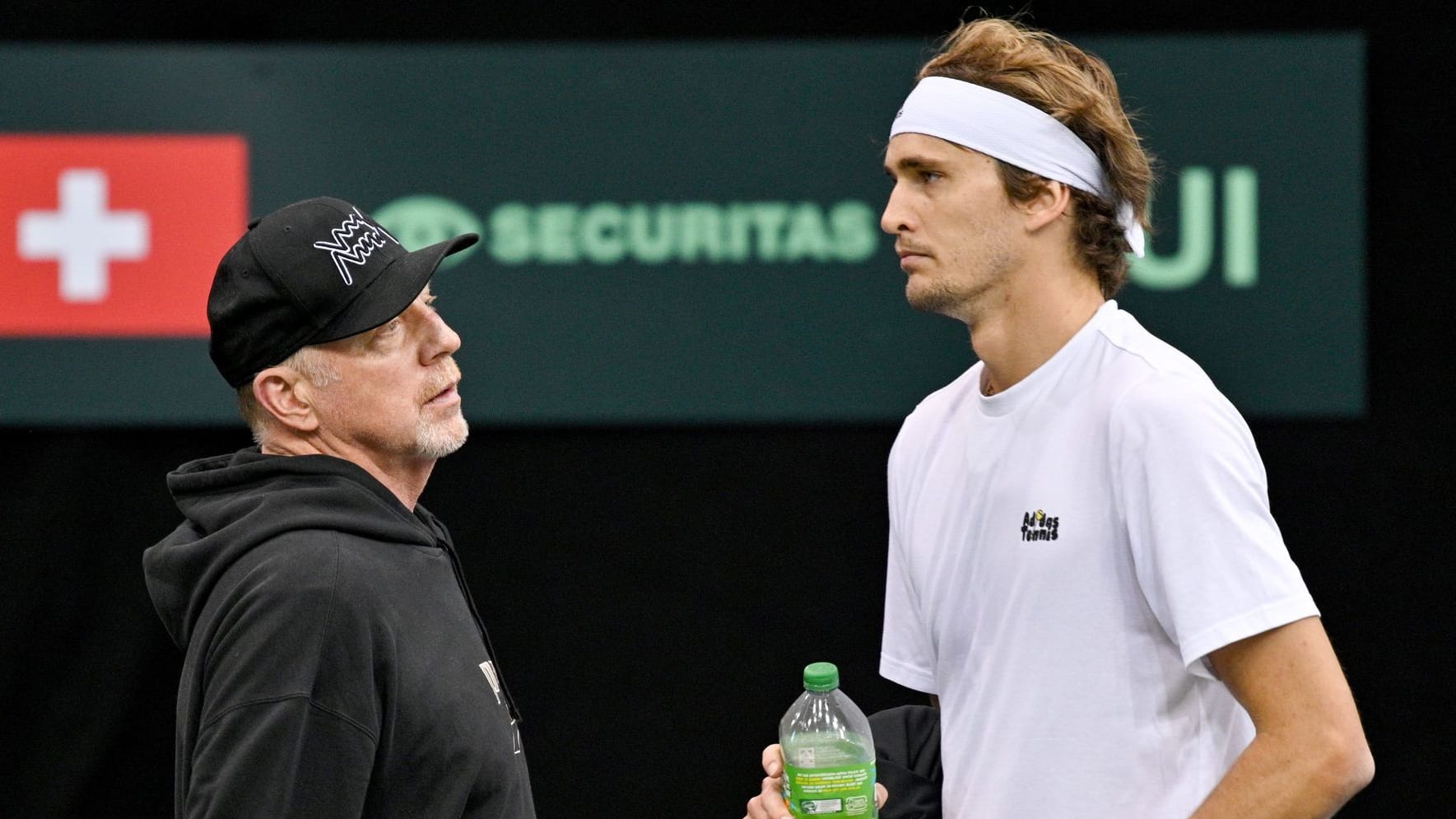 Boris Becker und Alexander Zverev