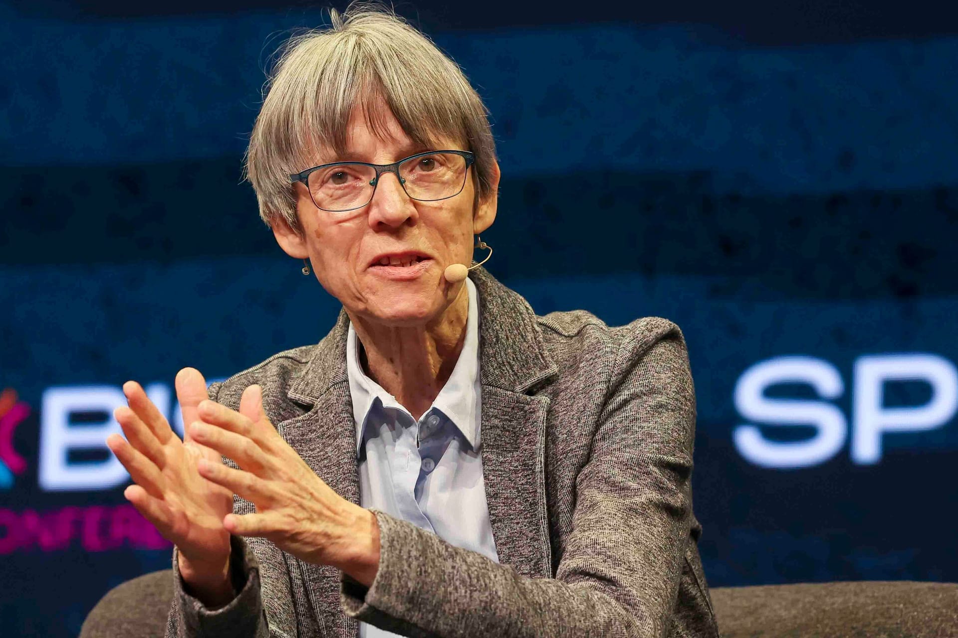 Sylvia Schenk bei der Konferenz Spobis. Sylvia Schenk bei der Konferenz Spobis.