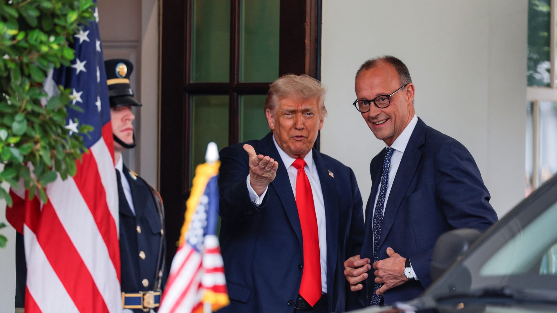 US-Präsident Donald Trump und Bundeskanzler Friedrich Merz: Eine gute erste persönliche Basis.