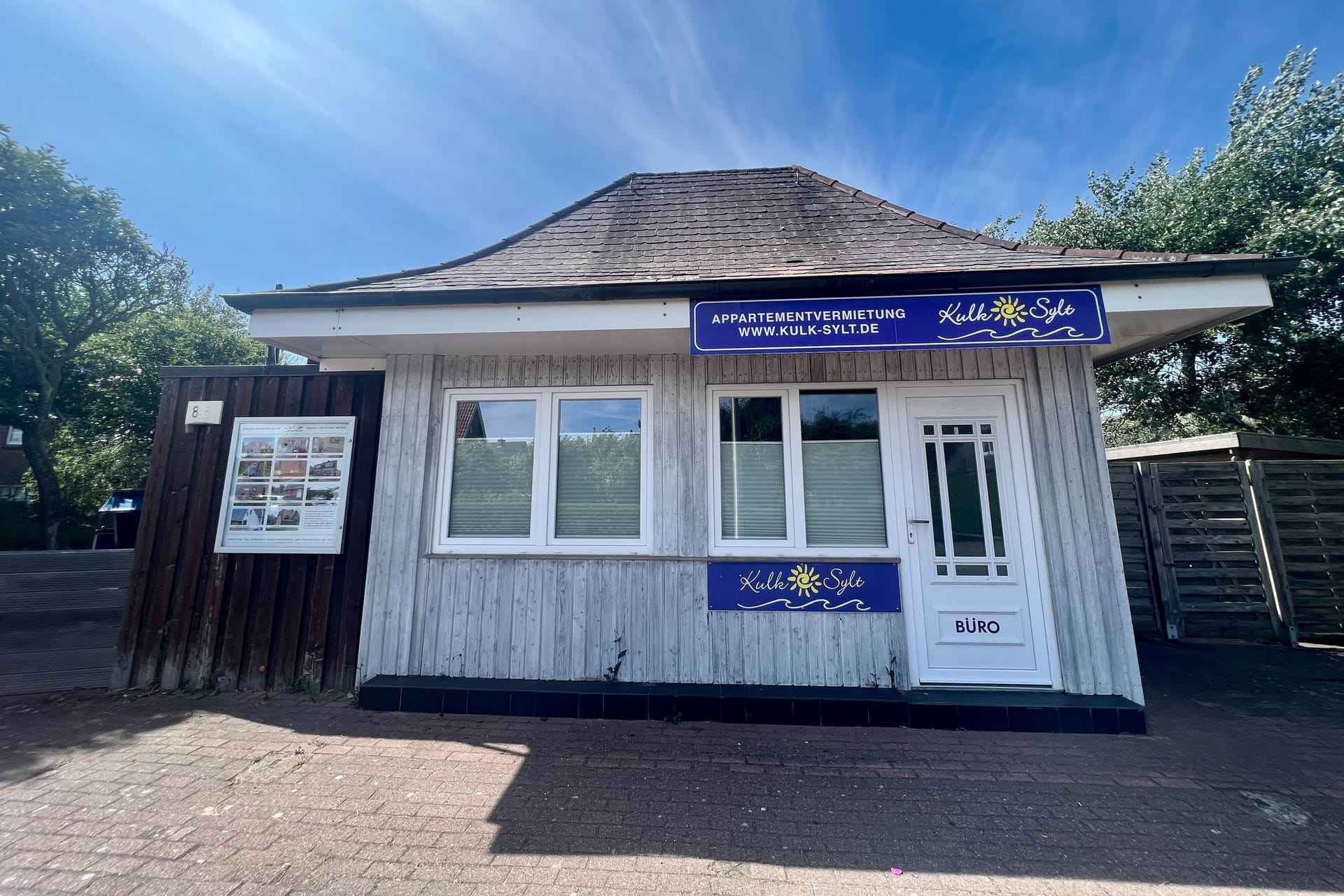 Blick auf den ehemaligen Imbiss in Westerland auf Sylt: Für 284.000 Euro wechselte das Häuschen die Besitzerin.