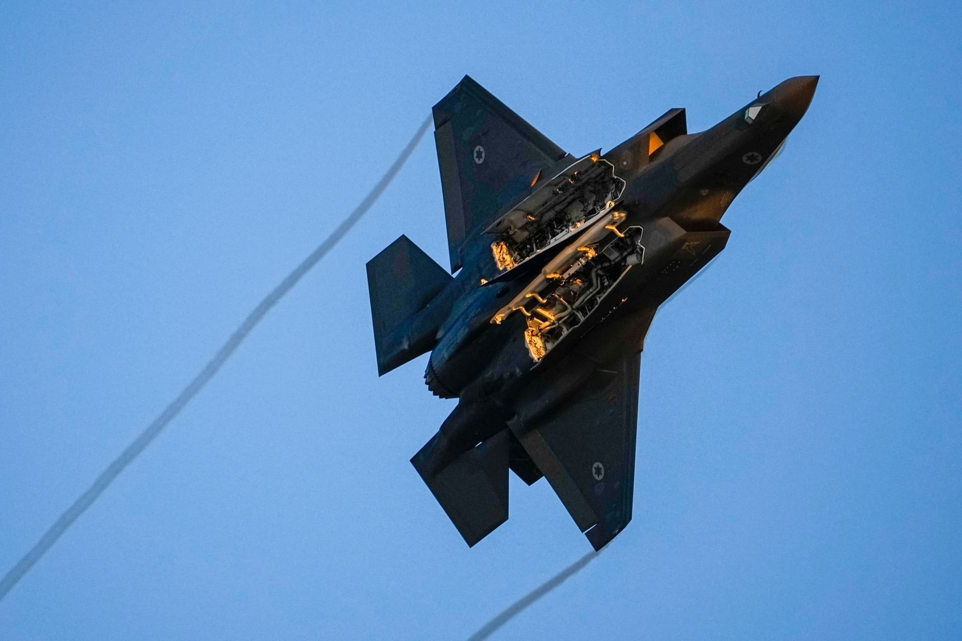 Ein F-35-Kampfflugzeug der israelischen Luftwaffe: Israel hat neue Angriffe auf den Iran geflogen. (Archivbild)